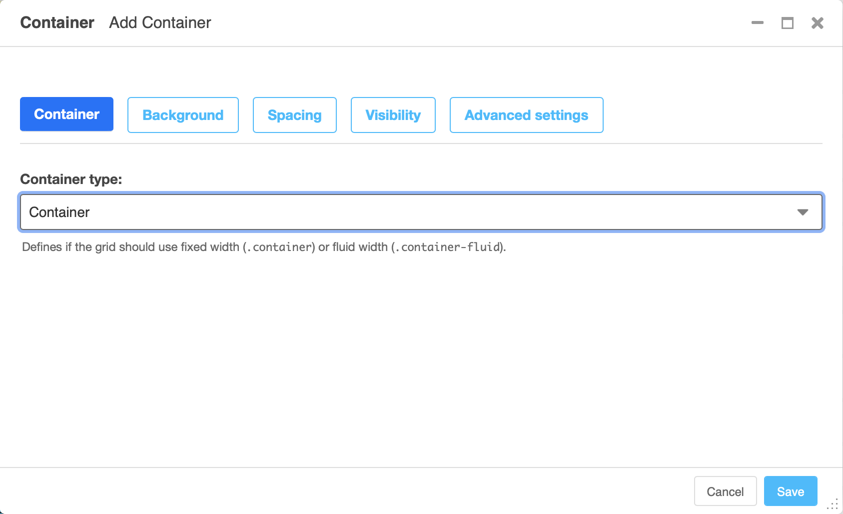 A plugin editing form with its main tab selected